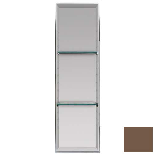 Vertical Storage Pod 14x3-3/4x46-1/2" in Coffee