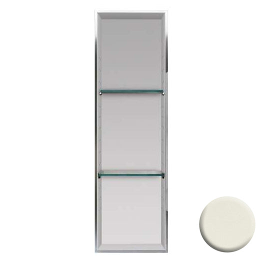 Vertical Storage Pod 14x3-3/4x46-1/2" in Biscuit