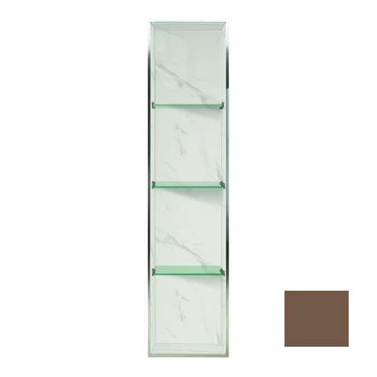 Vertical Storage Pod 14x3-3/4x58-1/2" in Coffee