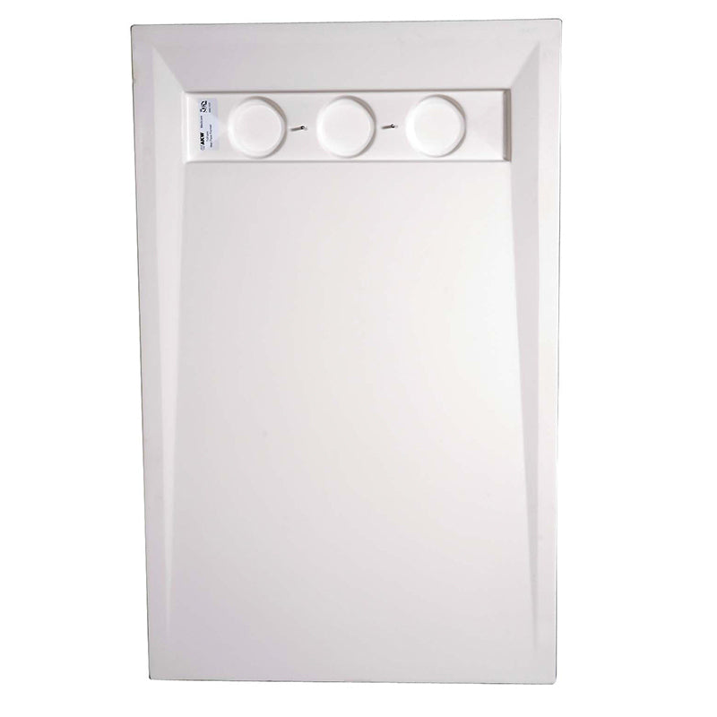 TrueDEK Linear 51-1/4x32-1/4x7/8" Shower Base in White