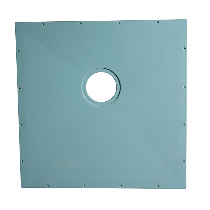 TrueDEK Classic 35-1/2x35-1/2x7/8" Shower Base in Blue