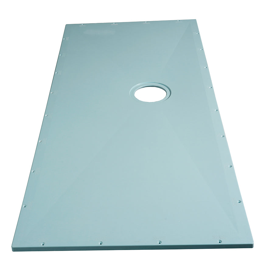 TrueDEK Classic 70-7/8x32-1/4x7/8" Shower Base in Blue
