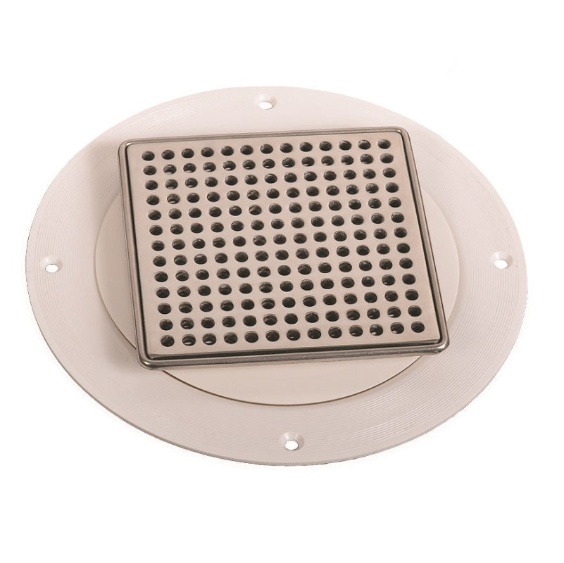 DRAIN CD1280-CH POLISHED SS PIN HOLE PATTERN