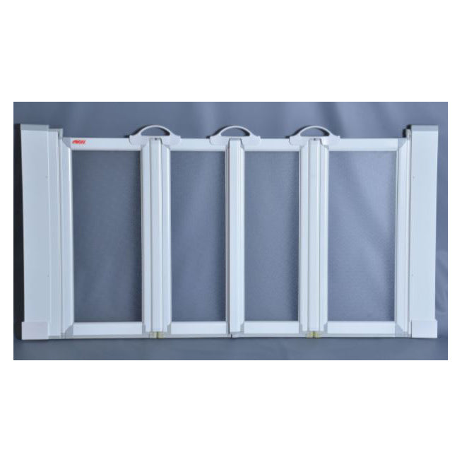 Alcove Caregiver Door 47-3/4x30-1/8" Half-Height White/Gray