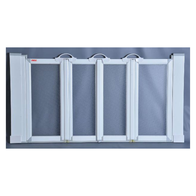 Alcove Caregiver Door 56-1/4x30-1/8" Half-Height White/Gray