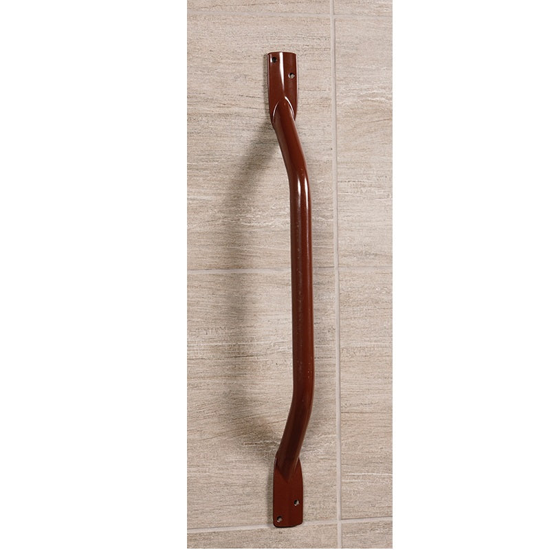 GRAB BAR GB1211-BR BROWN 18" FLAT-END SS