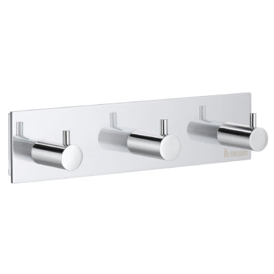 Pool 6-1/2" Triple Towel Hook in Polished Chrome