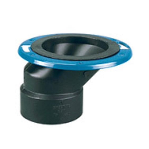 CLOSET FLANGE 4X3 ABS-DWV HUB 5848-A OFFSET ADJUSTABLE