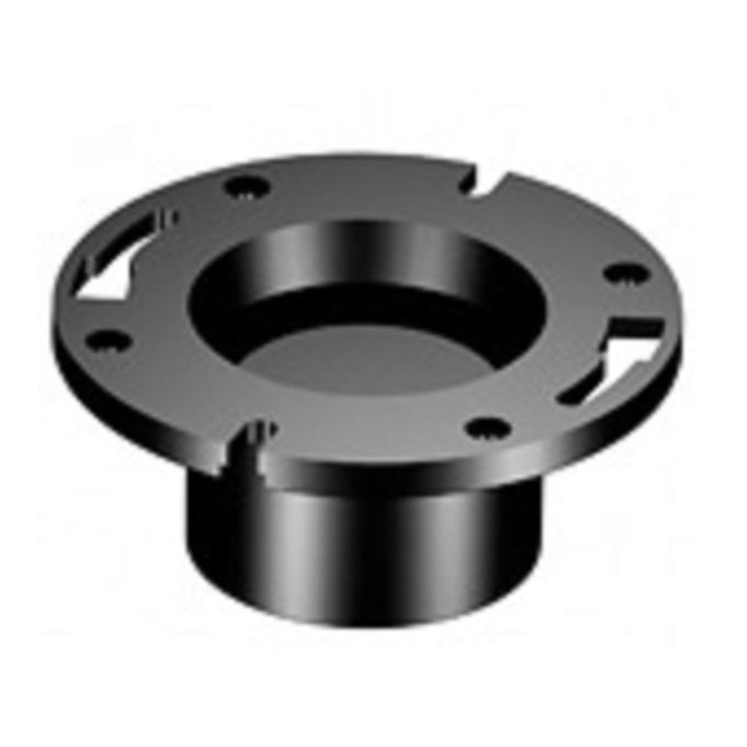 CLOSET FLANGE 3 OR 4 ABS-DWV 5853-KO FLUSH