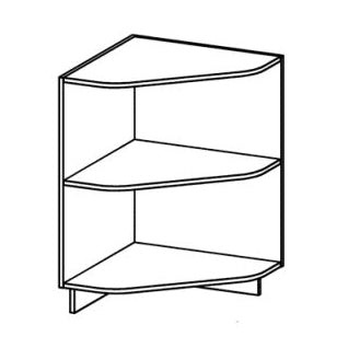 BNS24 BASE END SHELF MAPLE VINTAGE