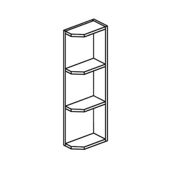 WNS30 WALL END SHELF MAPLE VINTAGE