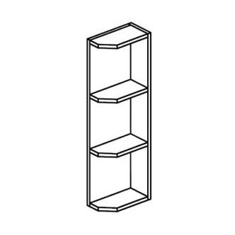 WNS42 WALL END SHELF MAPLE VINTAGE