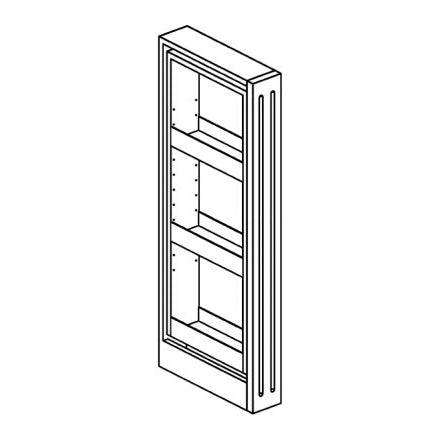 WPOS3X30FF WALL PULL-OUT MAPLE VINTAGE