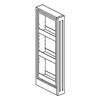 WPOS3X42FF WALL PULL-OUT MAPLE VINTAGE
