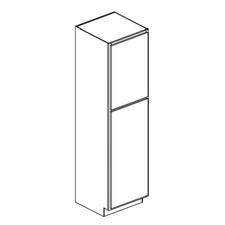 Georgetown 18x12x90" Utility Cabinet in Maple Onyx