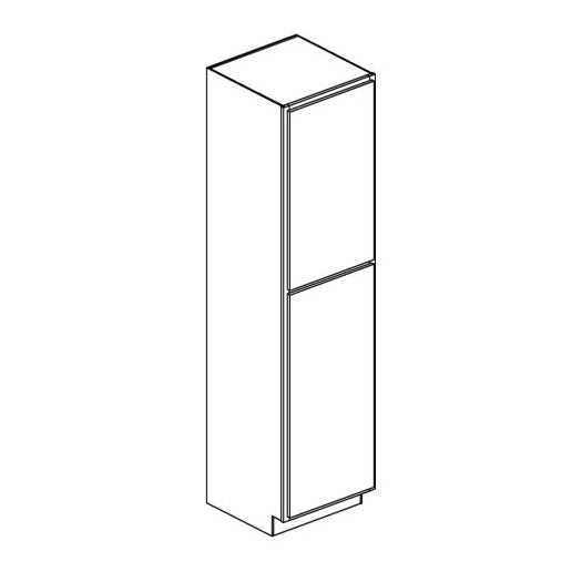 Georgetown 24x12x96" Utility Cabinet in Maple Onyx