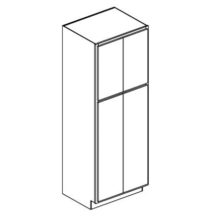 Georgetown 24x24x84" Utility Cabinet in Maple Onyx