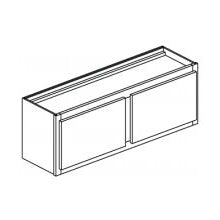 Georgetown 42x12x15" Wall Cabinet in White w/2 Doors