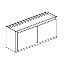 Georgetown 48x12x18" Wall Cabinet in White w/2 Doors