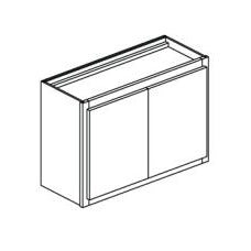 Georgetown 30x12x21" Wall Cabinet in White w/2 Doors