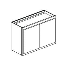 Georgetown 36x12x21" Wall Cabinet in White w/2 Doors