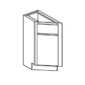 Georgetown Right Angle Base Angle Cabinet in White