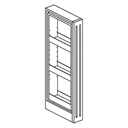 WPOS3X30FF WALL PULL-OUT WHITE