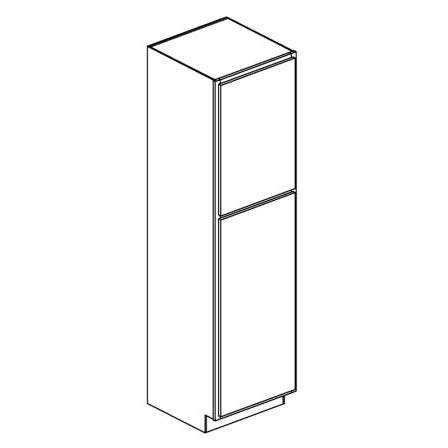 Georgetown 24x12x90" Utility Cabinet in Cherry Lava