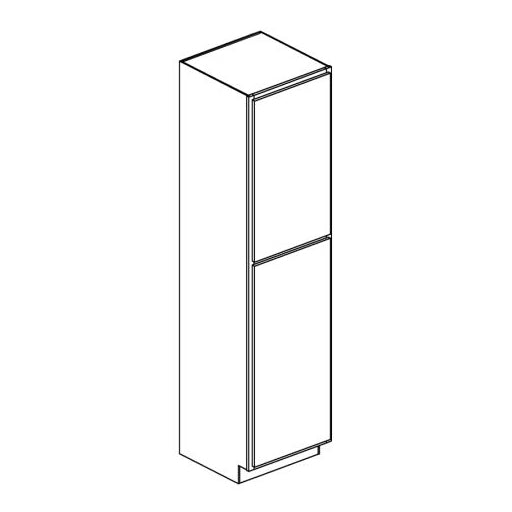 Georgetown 24x12x96" Utility Cabinet in Cherry Lava