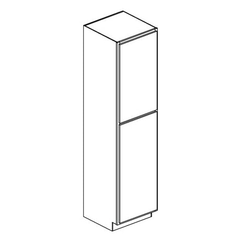 Georgetown 24x24x96" Utility Cabinet in Cherry Lava