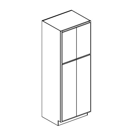 Georgetown 30x24x90" Utility Cabinet in Cherry Lava