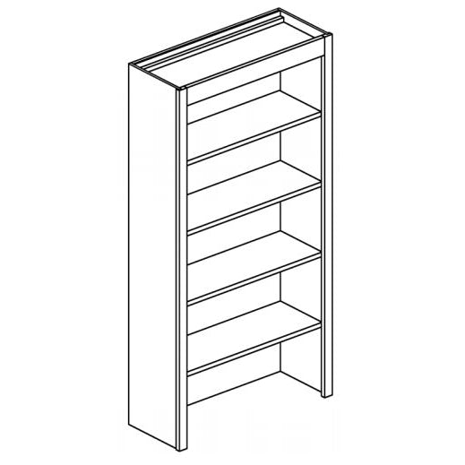 ZBC246012 BOOKCASE CAB CLASSIC CHERRY LAVA