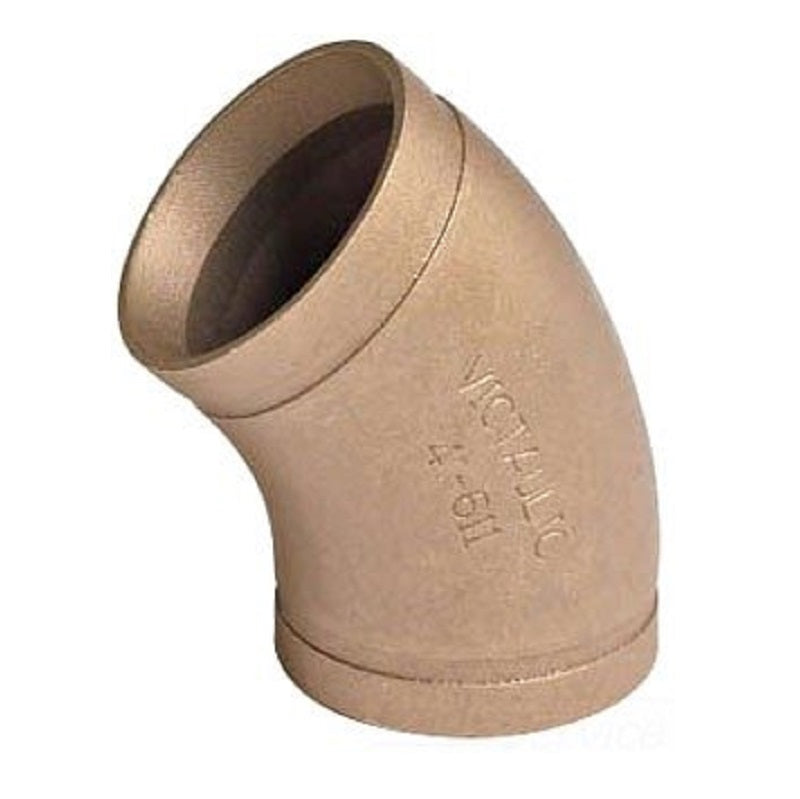 45 ELBOW 4 COPPER GROOVED 611