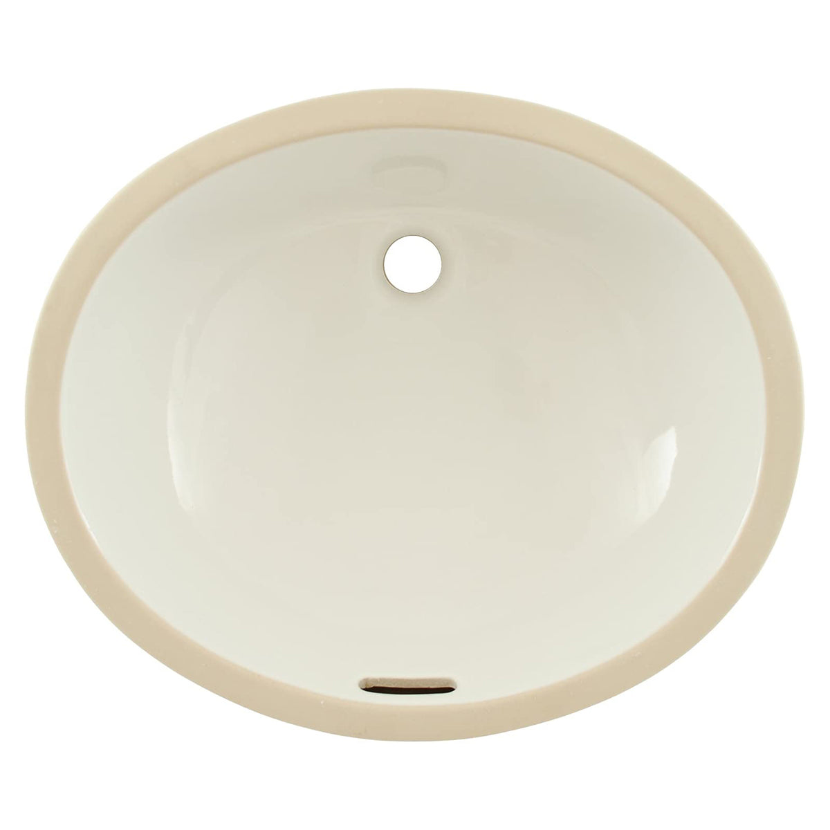 17x14" Undermount Lav Sink in Cotton White