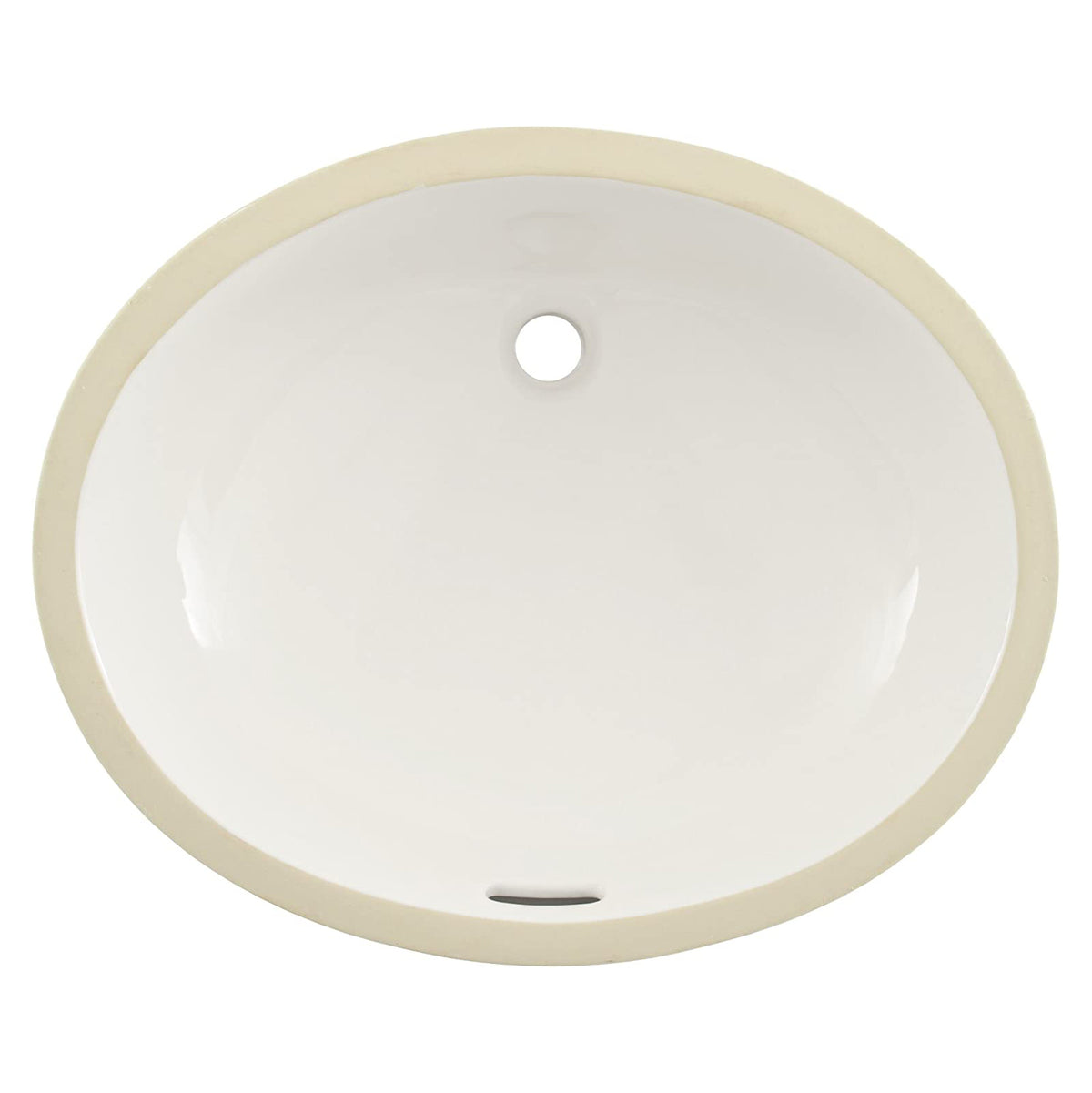 19x15" Undermount Lav Sink in Cotton White