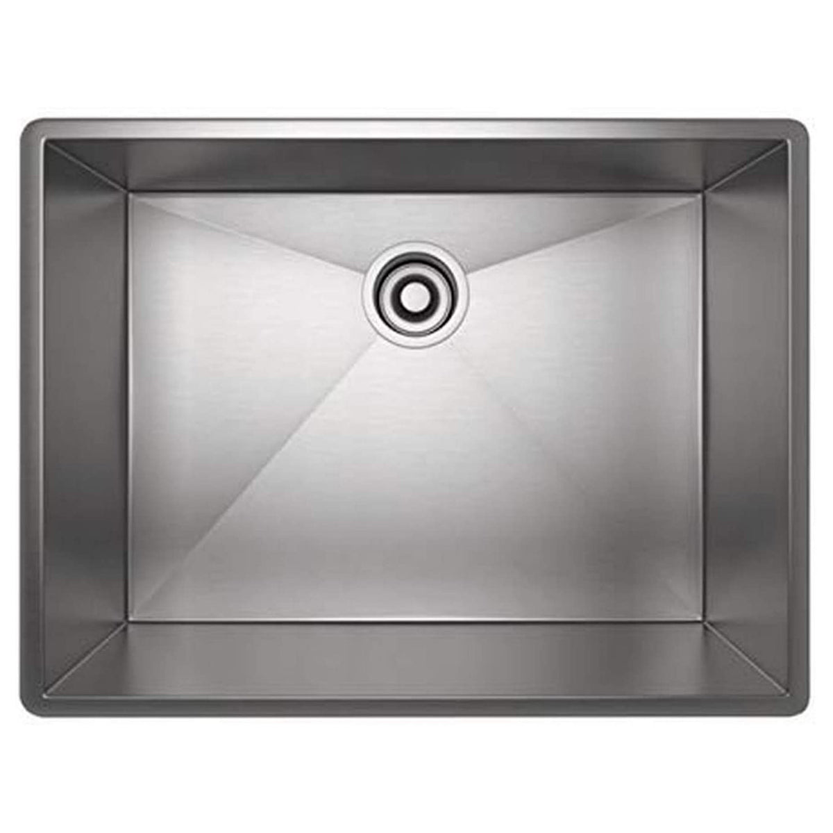 Forze 25-1/2x19-1/2x10" Kitchen Sink in Brushed Stainless