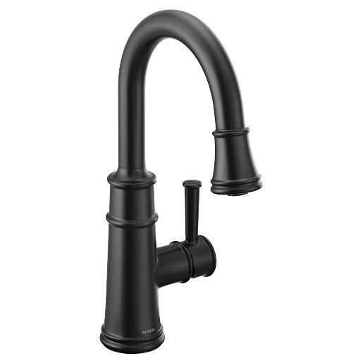 Belfield 1-Handle Pulldown Bar/Prep Faucet in Matte Black