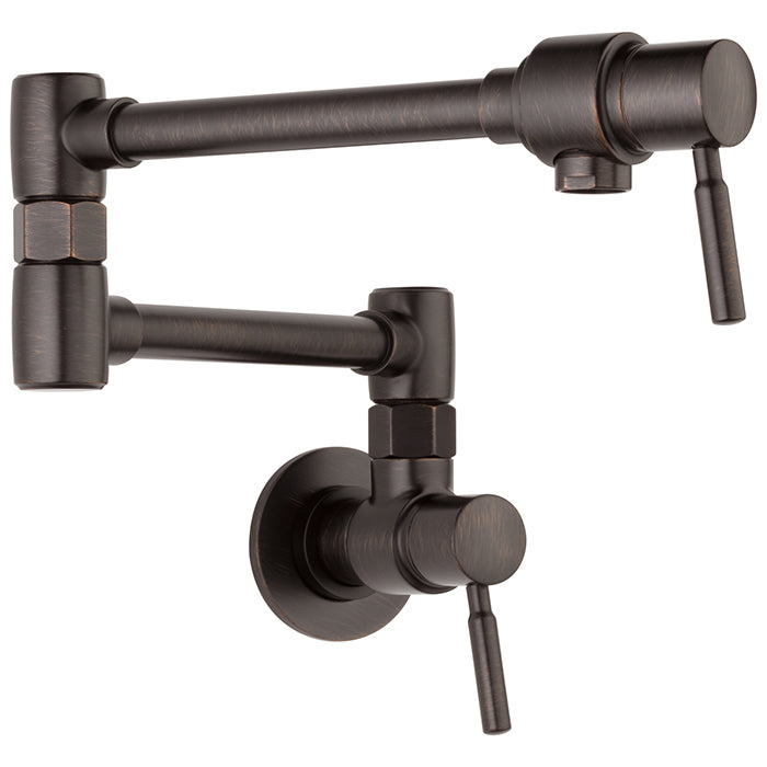 Brizo Trad Single Hole Wall Mount Pot Filler in Venetian Bronze