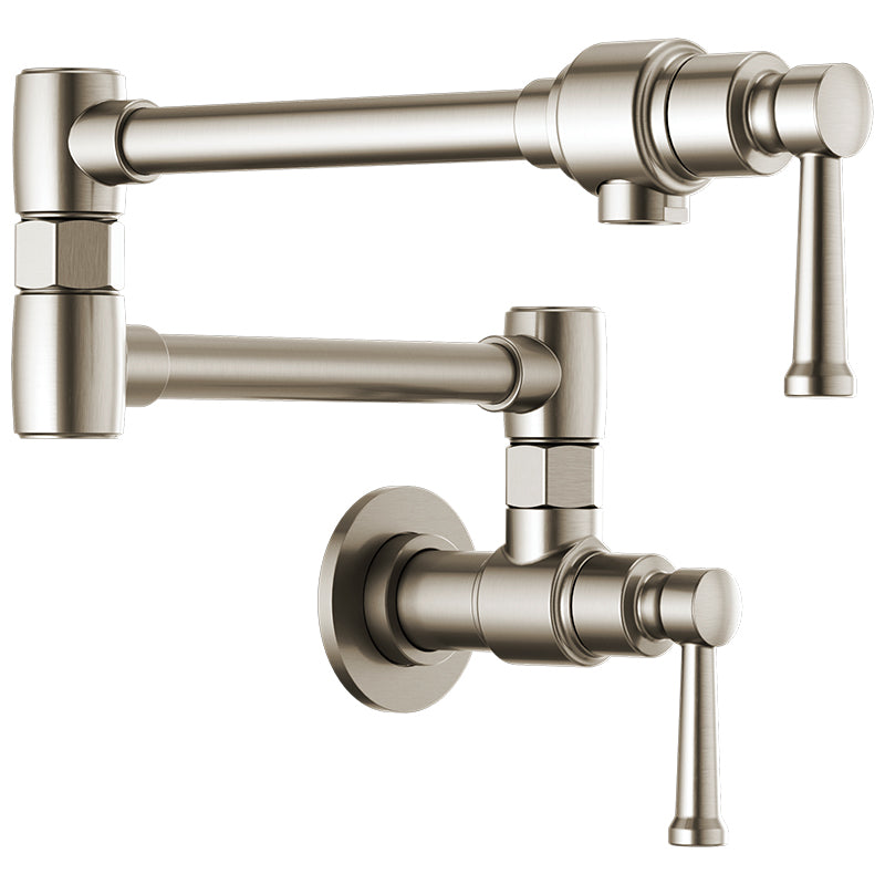 Brizo Artesso Single Hole Wall Mount Pot Filler in Stainless