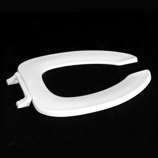 SEAT 630ST-001 WHT ELON OPEN FRONT L/COVER PLASTIC