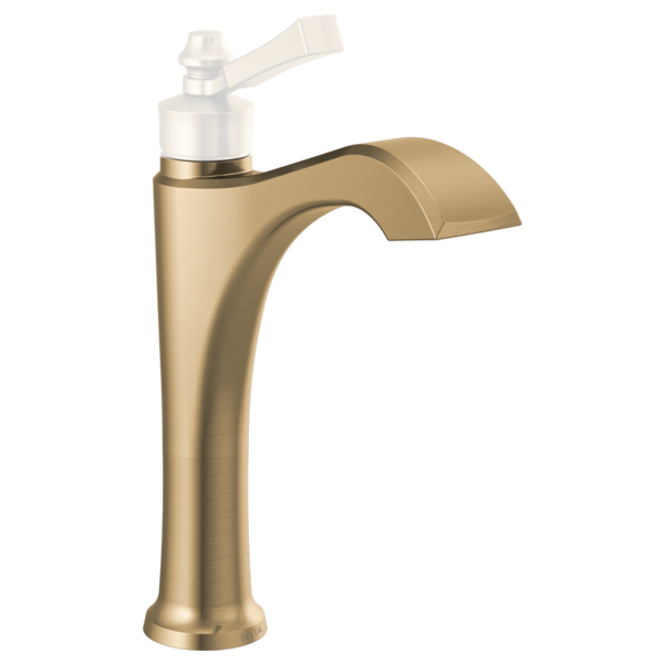 Dorval 1-Lever Hdl Mid-Height Vessel Faucet in C. Bronze
