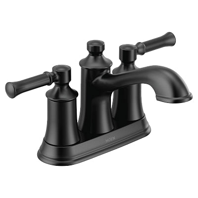 Dartmoor Centerset Lav Faucet w/Drain in Matte Black