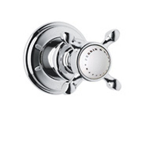 Edwardian Diverter Valve Trim In Polished Chrome