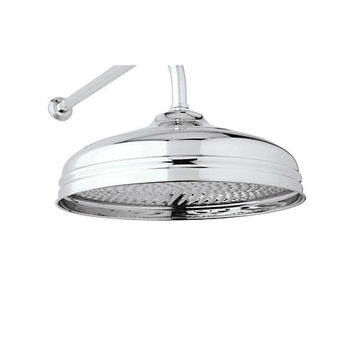 Perrin & Rowe Rain Single-Function Showerhead In Polished Chrome