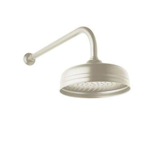 Perrin & Rowe Rain Single-Function Showerhead In Satin Nickel