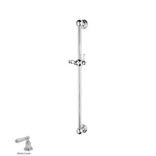 Perrin & Rowe 21" Sliding Rail w/Handshower Bracket in Polished Chrome