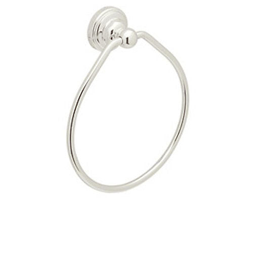 Perrin & Rowe Towel Ring in Polished Nickel