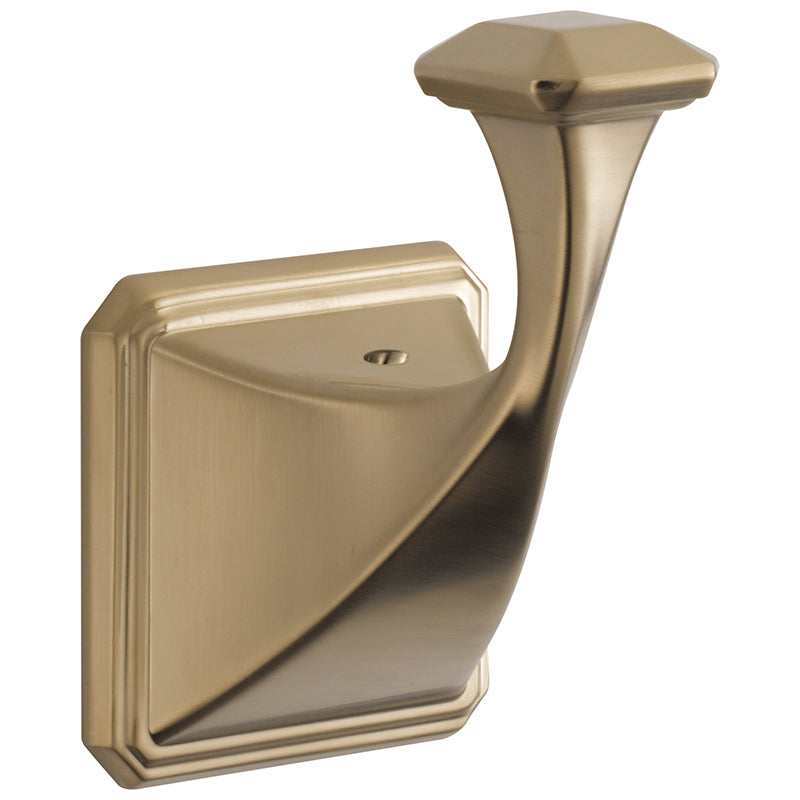 Brizo Virage Single Robe Hook in Gold Luxe