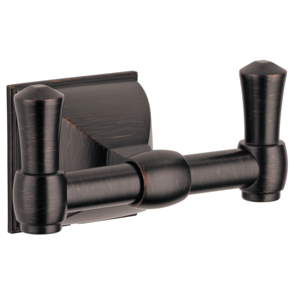 Brizo Vesi Double Robe Hook in Venetian Bronze
