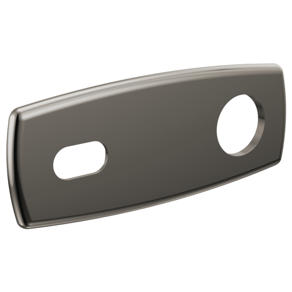 Brizo Allaria Optional Wall Plate Escutcheon in Black Onyx